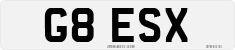 License plate of the United Kingdom, 1983 year system
