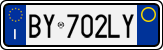 License plate of Italy, Cars (1994 year series)