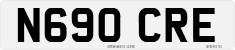 License plate of the United Kingdom, 1983 year system