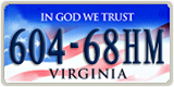 Virginia, In God We Trust (123-45AB)