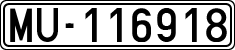 License plates of Spain, 1900 year series