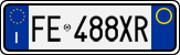 License plate of Italy, Cars (1994 year series)