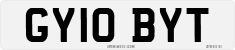 License plate of the United Kingdom, 2001 year system