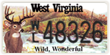 West Virginia, Specialty plates (X/X 12345)