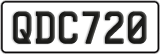 License plate of New Zealand, ABC1(23)