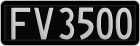 License plate of New Zealand, AB1(234)