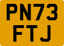 License plate of the United Kingdom, 2001 year system