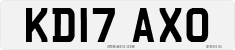License plate of the United Kingdom, 2001 year system