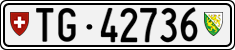 License plate of Switzerland, Cars