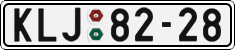 License plate of the Czech Republic, Cars (1960)