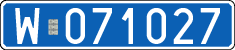 License plates of Poland, Diplomatic