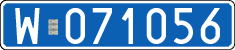 License plates of Poland, Diplomatic