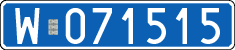 License plates of Poland, Diplomatic