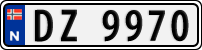 License plate of Norway, Trailers, motorcycles, special vehicles