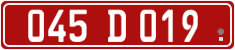 License plate of Georgia, Diplomatic