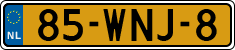 License plate of the Netherlands, Trailers