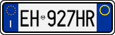 License plate of Italy, Cars (1994 year series)