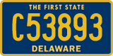 Delaware, Commercial vehicles (C12345)