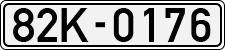 License plate of Vietnam, Cars