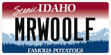Idaho, Vanity Plates