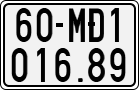 License plate of Vietnam, Specialty plates