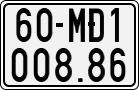 License plate of Vietnam, Specialty plates
