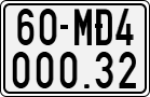 License plate of Vietnam, Specialty plates