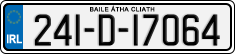 License plate of Ireland, Regular plates