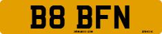 License plate of the United Kingdom, 1983 year system