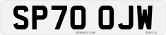 License plate of the United Kingdom, 2001 year system