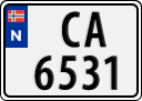 License plate of Norway, Trailers, motorcycles, special vehicles