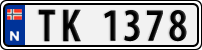 License plate of Norway, Trailers, motorcycles, special vehicles