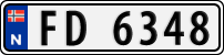 License plate of Norway, Trailers, motorcycles, special vehicles