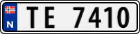 License plate of Norway, Trailers, motorcycles, special vehicles