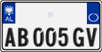 License plate of Albania, Cars (2011)