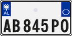 License plate of Albania, Cars (2011)