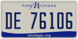 Michigan, Commercial vehicles (AB 12345)