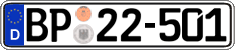 German license plate, Authorities and federal agencies