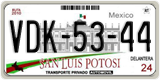 San Luis Potosí, Cars (AAA-00-00)