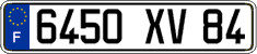 French license plate, FNI