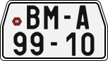 License plate of the Czech Republic, Motorcycles (1960)