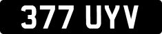 License plate of the United Kingdom, 1932 year system