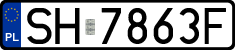 License plates of Poland, Regular car plates