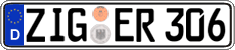 German license plate, Regular plates