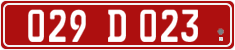 License plate of Georgia, Diplomatic