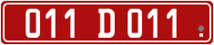 License plate of Georgia, Diplomatic