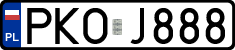 License plates of Poland, Regular car plates