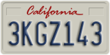 California, Passenger Car (1ABC234)