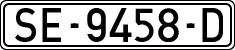 License plates of Spain, 1971 year series