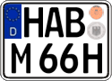 German license plate, Plates for oldtimers (type 